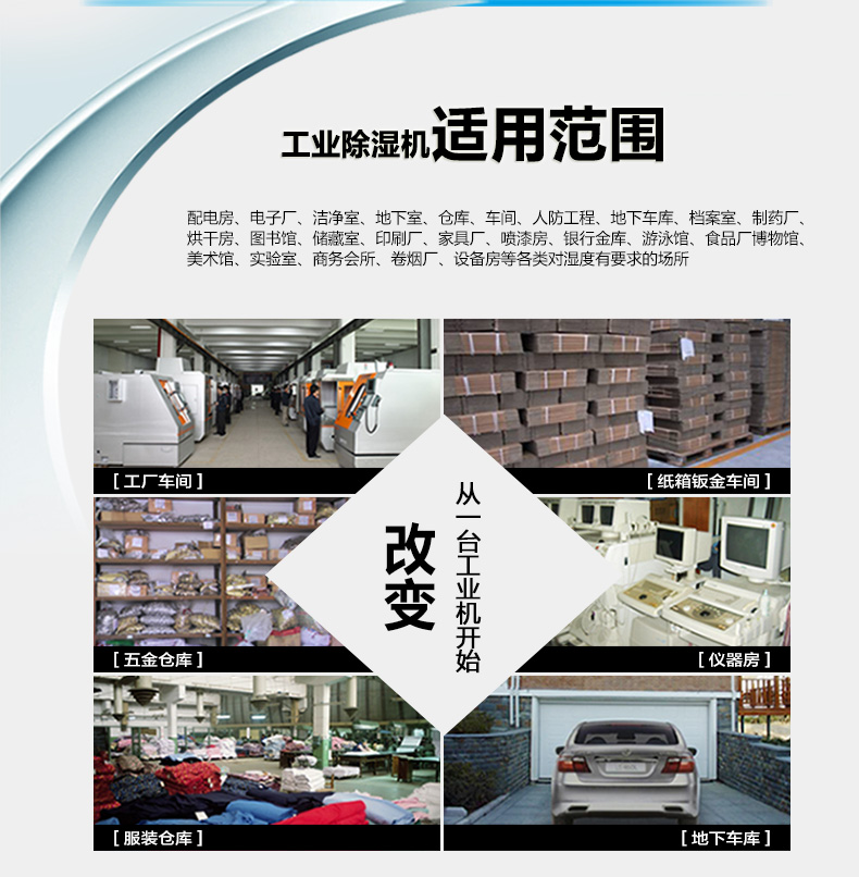 紡織廠房除濕應(yīng)該怎么做？工業(yè)廠房除濕機(jī)